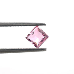 PINK TOURMALINE PRINCESS CUT SQUARE (LITE/SI) 5.00 MM 0.60 Cts.