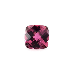 PINK TOURMALINE CHECKER CUT CUSHION (MEDIUM/SI) 5.00MM 0.48 Cts.