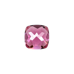 PINK TOURMALINE CHECKER CUT CUSHION (MEDIUM/SI) 5.00MM 0.48 Cts.