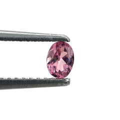 PINK TOURMALINE CUT OVAL (LITE/HI) 4X3MM 0.17 Cts.