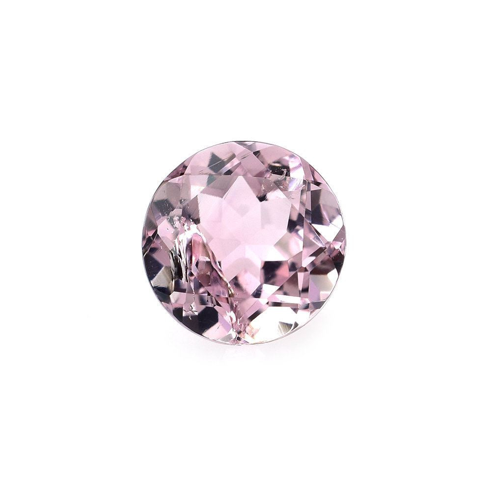 PINK TOURMALINE CUT ROUND (LITE/SI) 7.00MM 1.35 Cts.