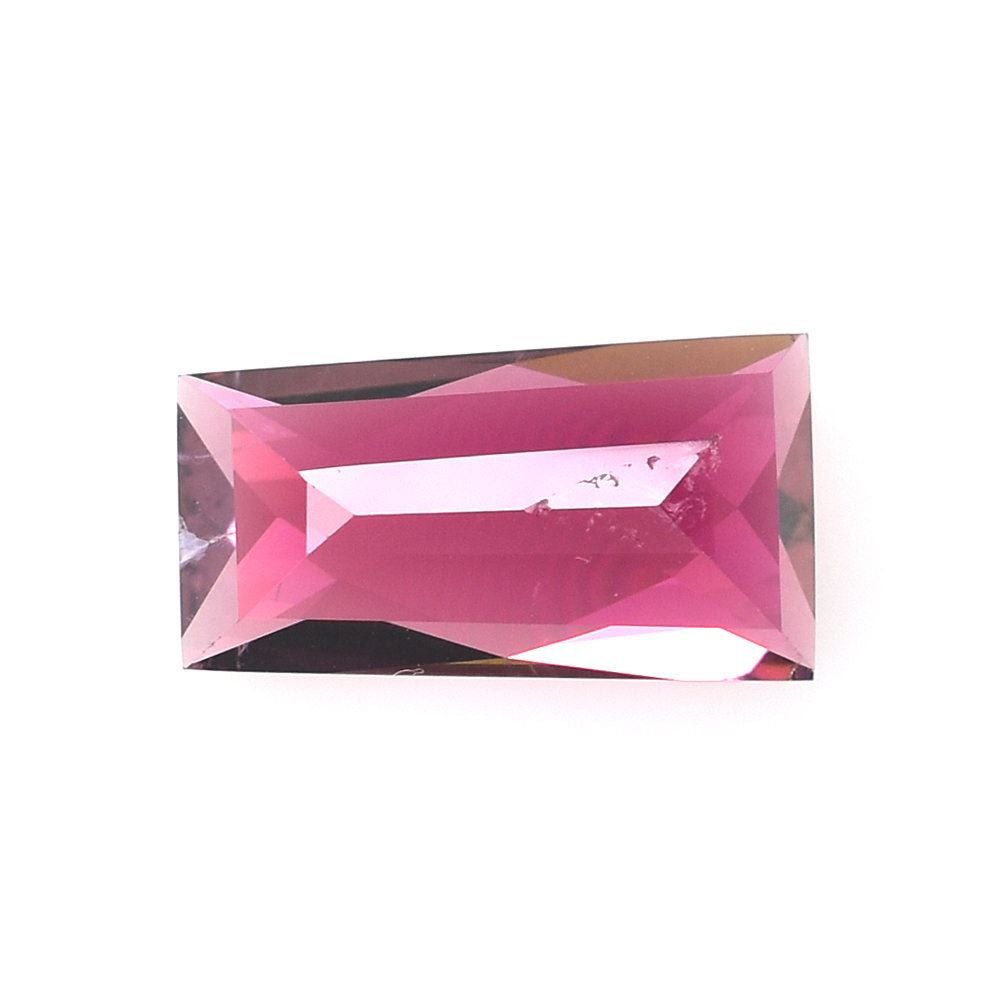 PINK TOURMALINE CHECKER CUT TAPPER BAGUETTE (SUPER/SI) 12.50X6.70X6.00MM 3.35 Cts.