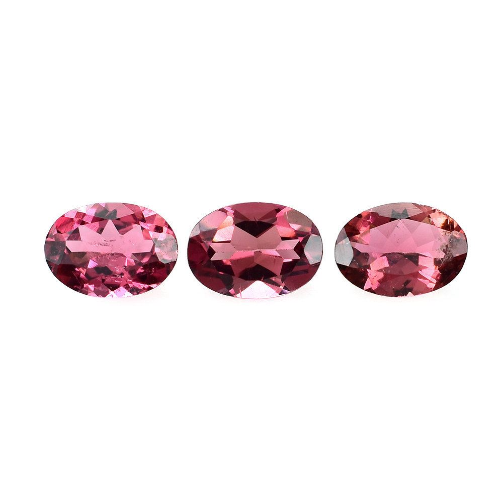 PINK TOURMALINE CUT OVAL (MEDIUM/SI) 7X5MM 0.75 Cts.