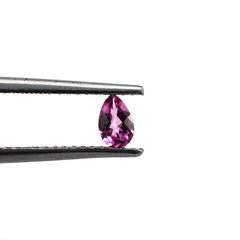 PINK TOURMALINE CHECKER CUT PEAR (MEDIUM)(SI) 5.00X3.00 MM 0.23 Cts.