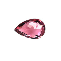 PINK BROWN TOURMALINE CHECKER CUT PEAR (MEDIUM) 9.00X6.00 MM 1.35 Cts.