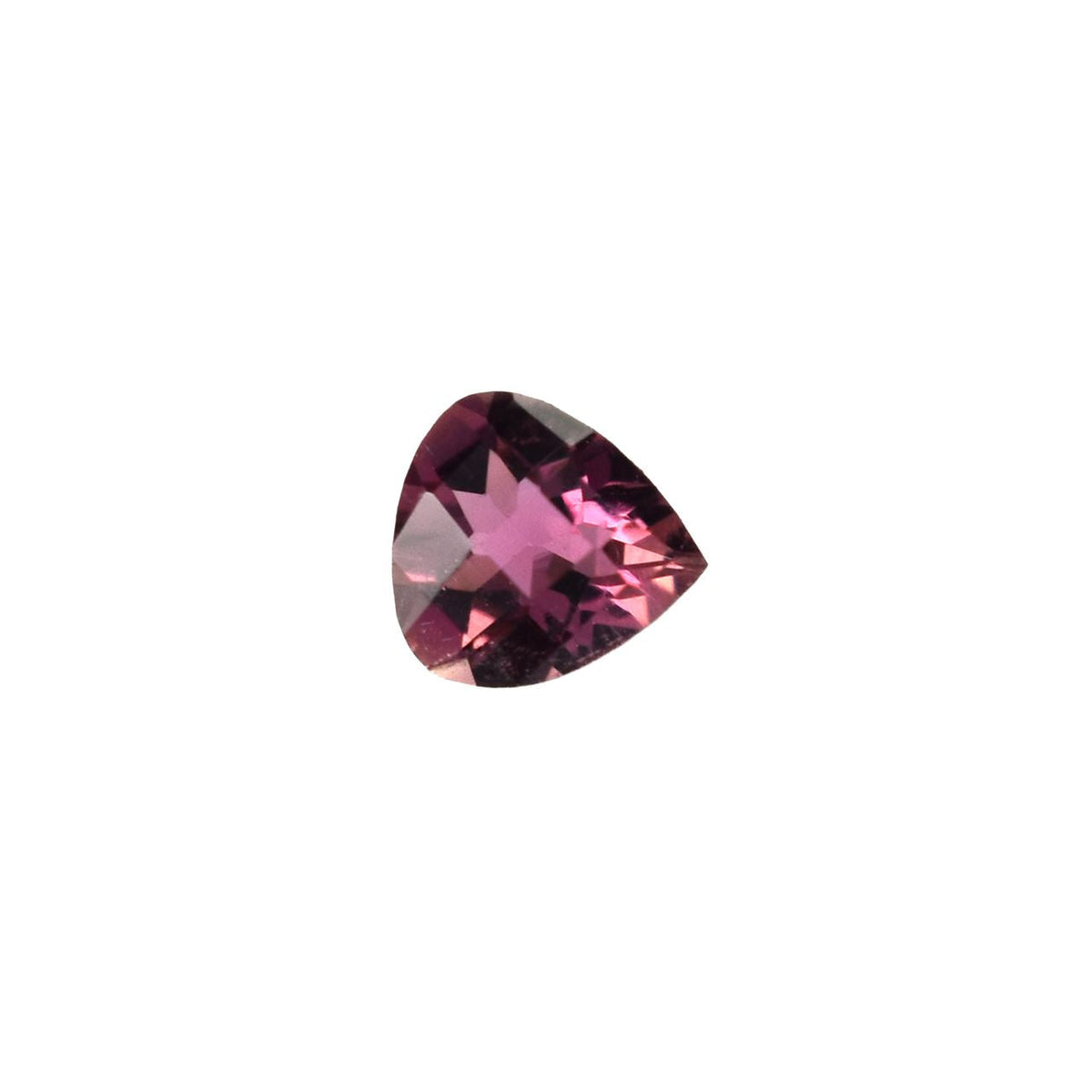 PINK TOURMALINE CHECKER CUT HEART (MEDIUM)(CLEAN) 4.00X4.00 MM 0.23 Cts.