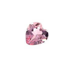 PINK TOURMALINE CUT HEART (VERY LITE )(CLEAN) 5.00X5.00 MM 0.60 Cts.