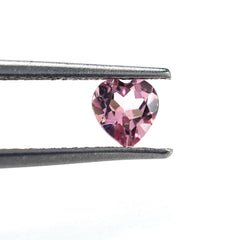 PINK TOURMALINE CUT HEART (VERY LITE )(CLEAN) 5.00X5.00 MM 0.60 Cts.