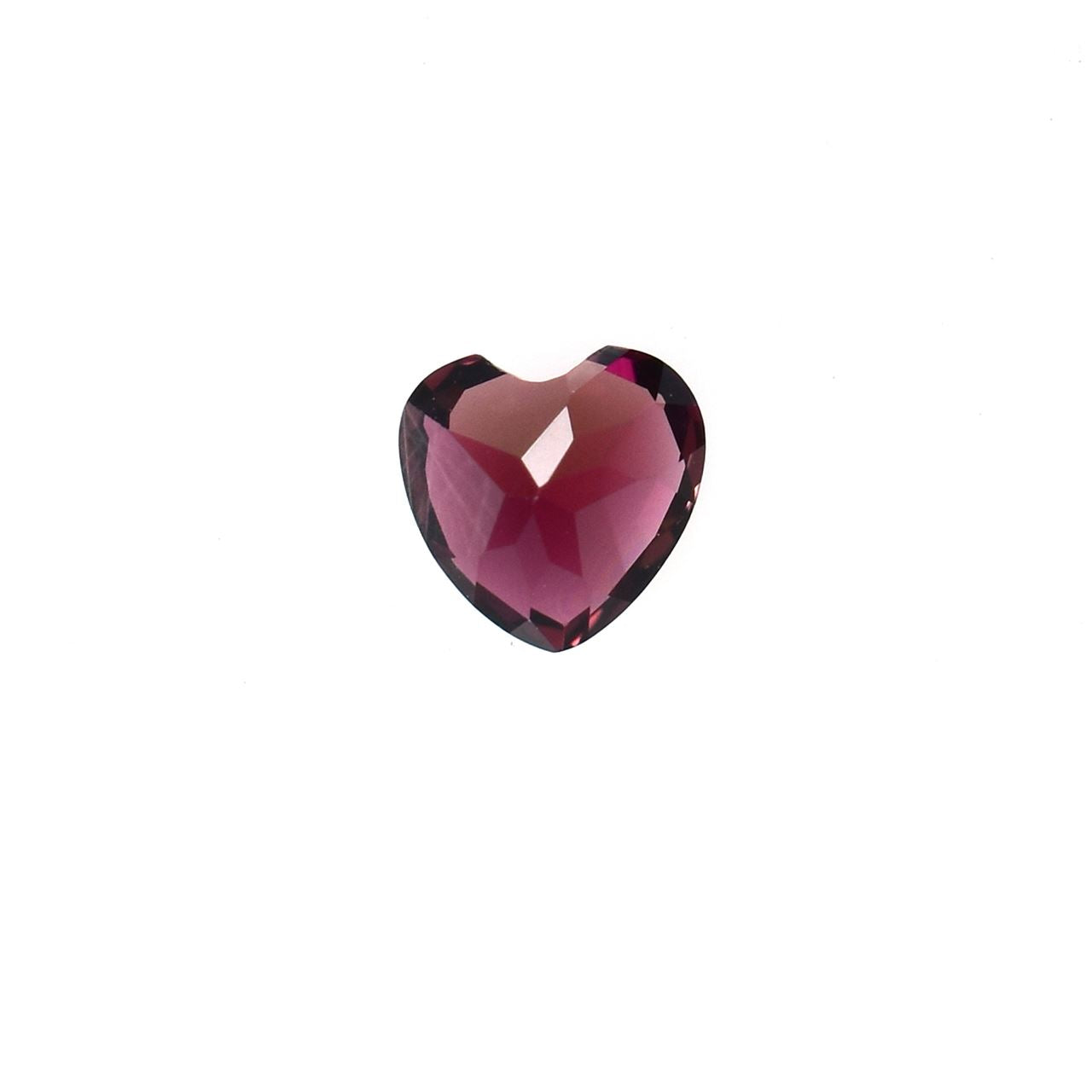 PINK TOURMALINE CUT HEART (VERY DARK)(CLEAN) 5.00X5.00 MM 0.55 Cts.