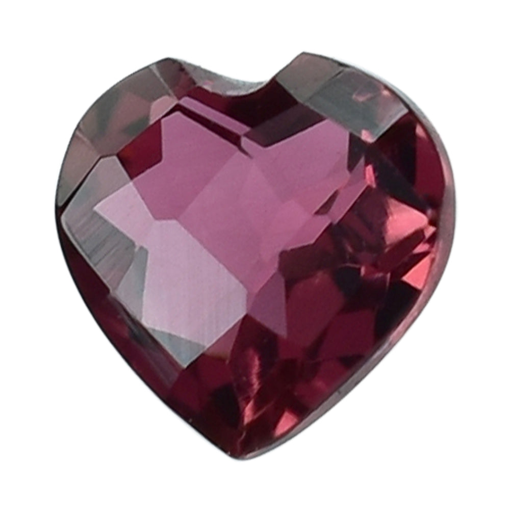 PINK TOURMALINE CHECKER CUT HEART 4MM 0.26 Cts.