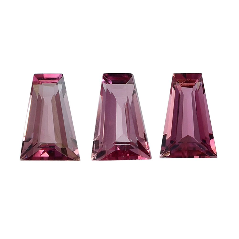 PINK TOURMALINE CUT TAPERED 6X4MM 0.44 Cts.