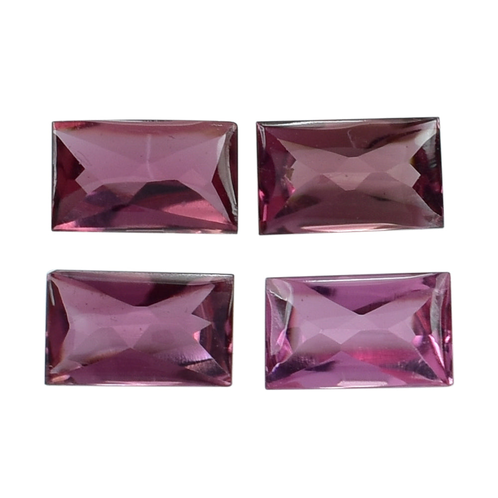 PINK TOURMALINE BUFFTOP BAGUETTES 5X3MM 0.30 Cts.