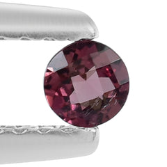 PINK TOURMALINE CHECKER CUT ROUND 3MM 0.12 Cts.