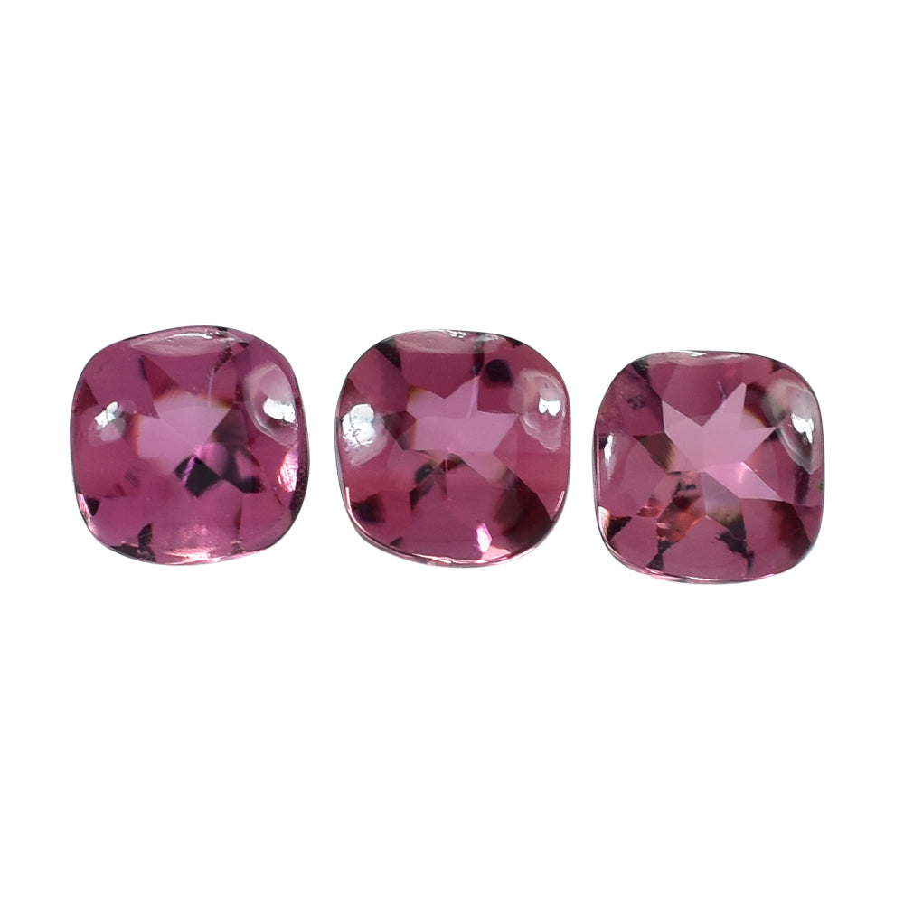 PINK TOURMALINE BUFFTOP CUSHION 5MM 0.54 Cts.