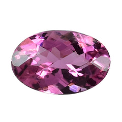 PINK TOURMALINE CHECKER CUT OVAL 6X4MM 0.43 Cts.