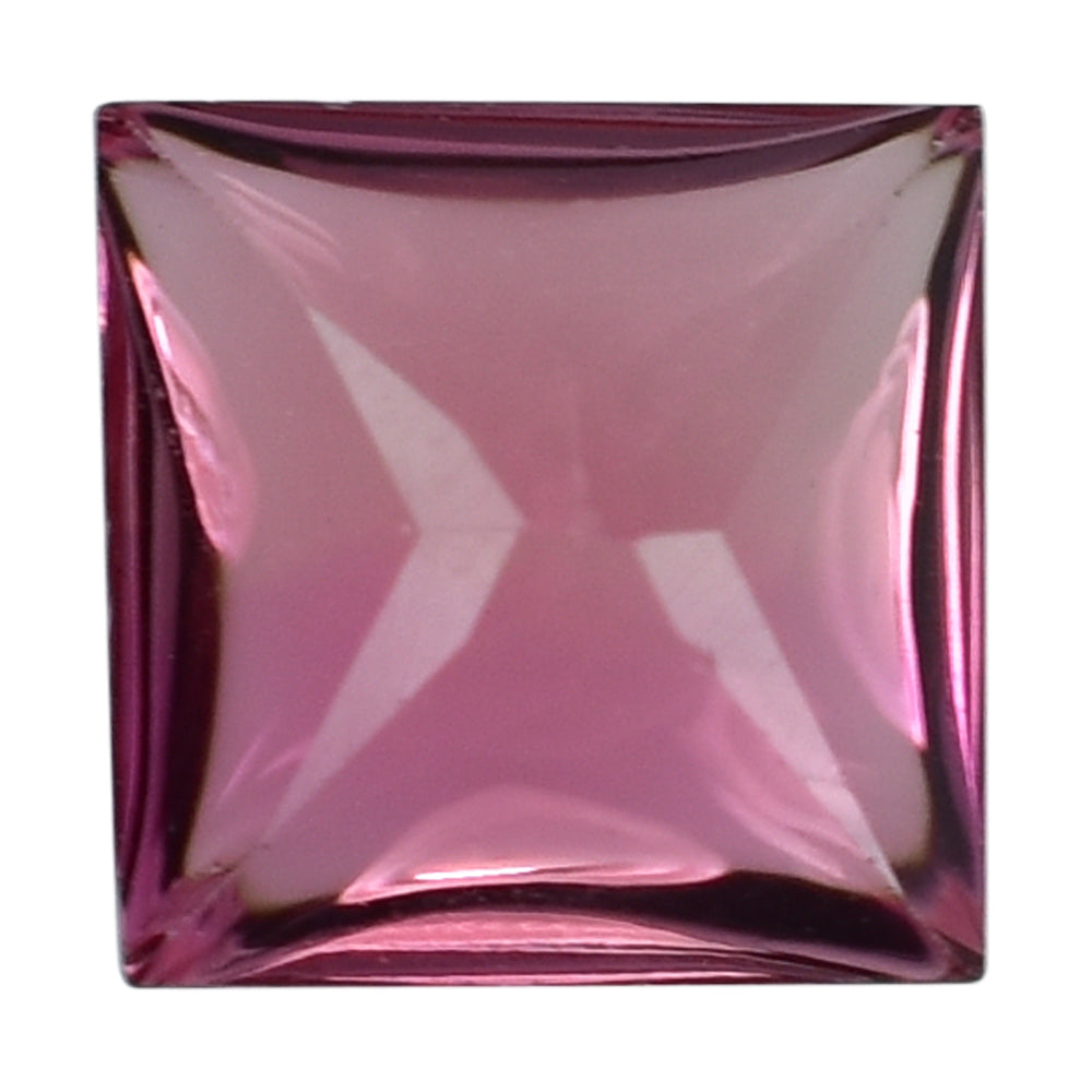 PINK TOURMALINE BUFFTOP SQUARE 6MM 1.07 Cts.