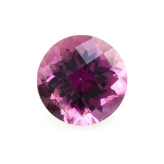 PINK TOURMALINE CHECKER CUT ROUND (MEDIUM) 7MM 1.08 Cts.