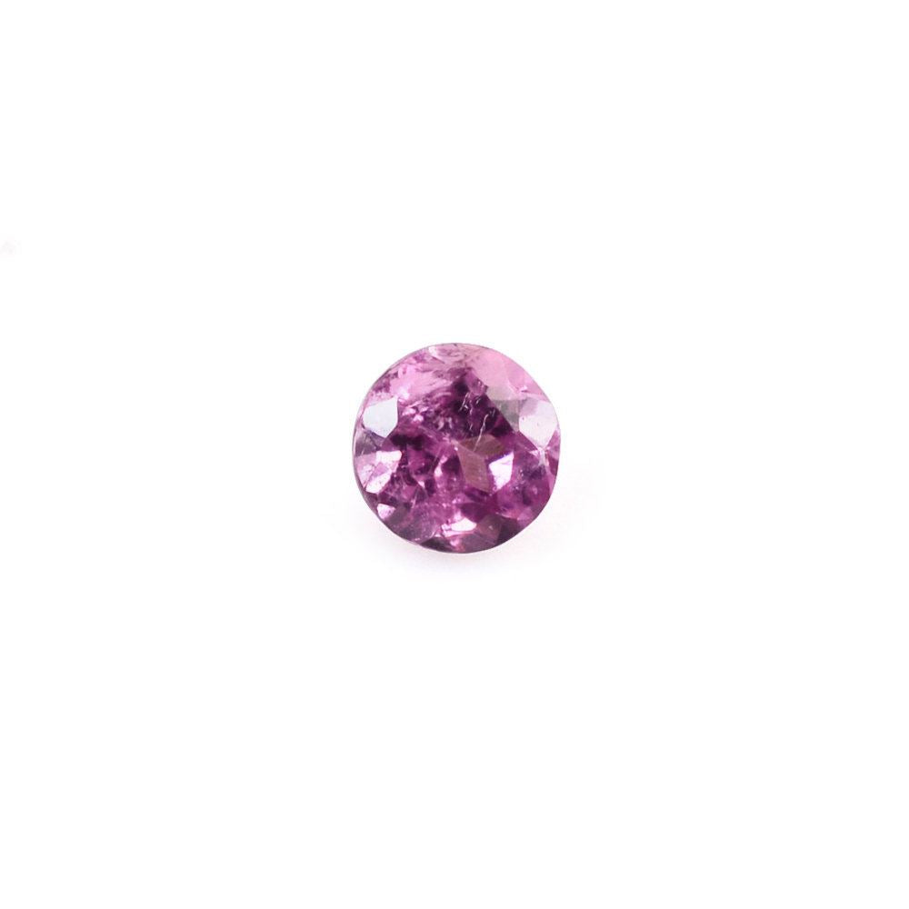 PINK TOURMALINE CUT ROUND (LITE) 2.50MM 0.06 Cts.
