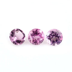PINK TOURMALINE CUT ROUND (LITE) 2.50MM 0.06 Cts.