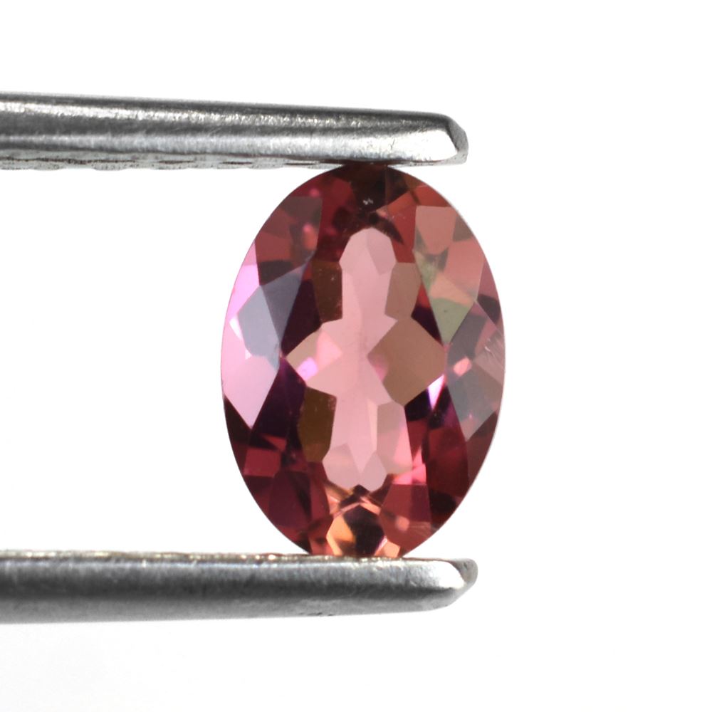 PINK TOURMALINE CUT OVAL (MEDIUM) (HI) 7X5MM 0.77 Cts.