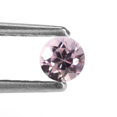 PINK TOURMALINE CUT ROUND (LITE) (HI) 4MM 0.30 Cts.