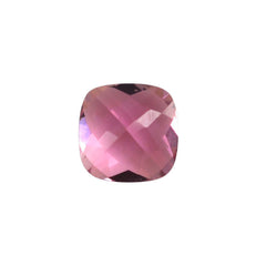 PINK TOURMALINE CHECKER CUT CUSHION (LITE) 5MM 0.51 Cts.