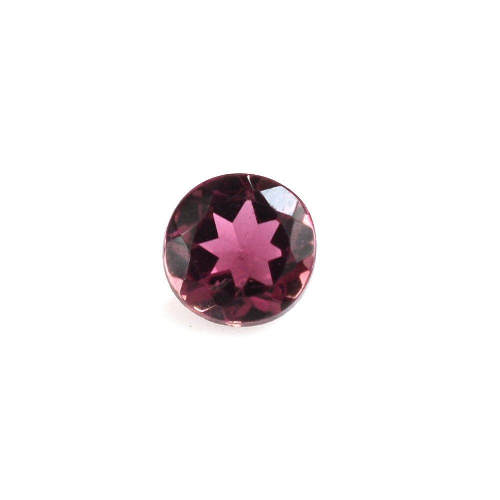 PINK TOURMALINE CUT ROUND (VERY DARK) 3.50MM 0.18 Cts.
