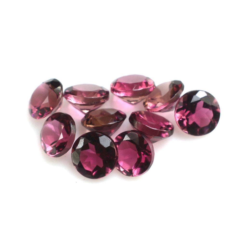 PINK TOURMALINE CUT ROUND (VERY DARK) 3.50MM 0.18 Cts.