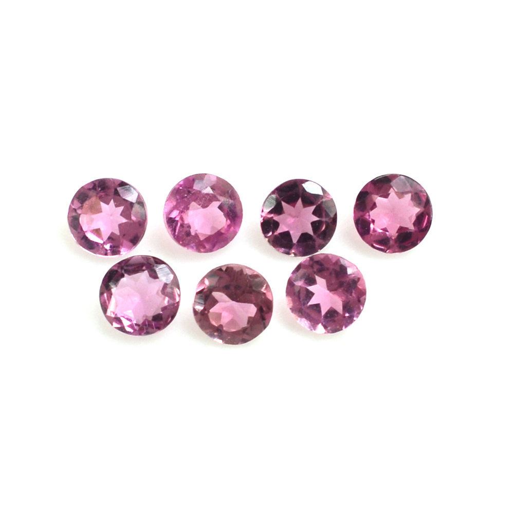PINK TOURMALINE CUT ROUND (LITE) 2.75MM 0.10 Cts.