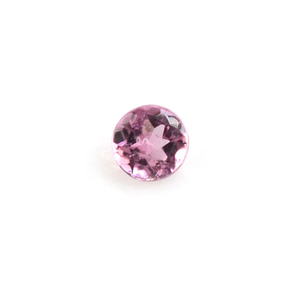 PINK TOURMALINE CUT ROUND (LITE) 2MM 0.04 Cts.