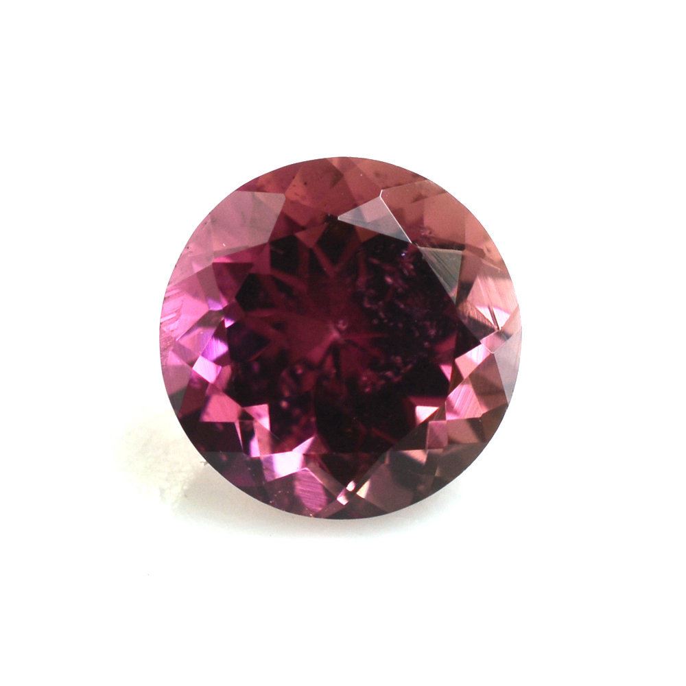 PINK TOURMALINE CUT ROUND (DARK/SI) 6.50MM 1.10 Cts.