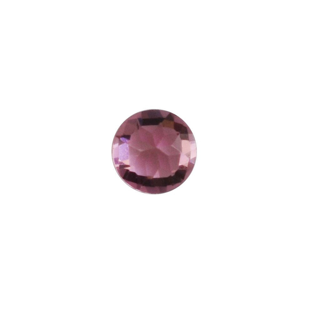 PINK TOURMALINE CHECKER CUT ROUND (LITE) 3MM 0.11 Cts.