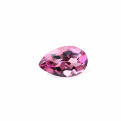 PINK TOURMALINE CHECKER CUT PEAR (MEDIUM/SI) 5X3MM 0.22 Cts.