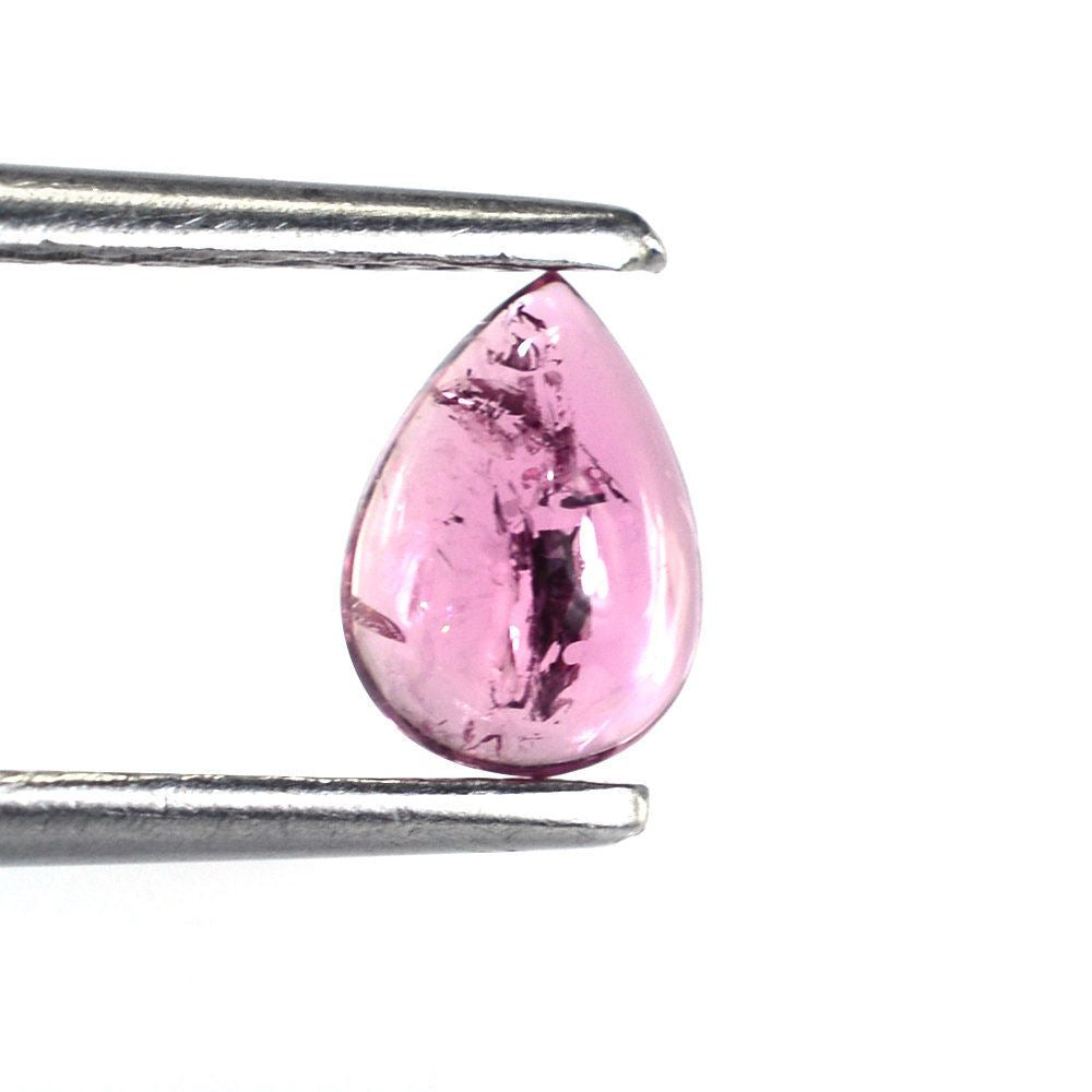 PINK TOURMALINE PEAR CAB (MEDIUM/HI) 7X5MM 0.68 Cts.