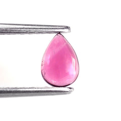 PINK TOURMALINE PEAR CAB (DARK/SI) 7X5MM 0.75 Cts.