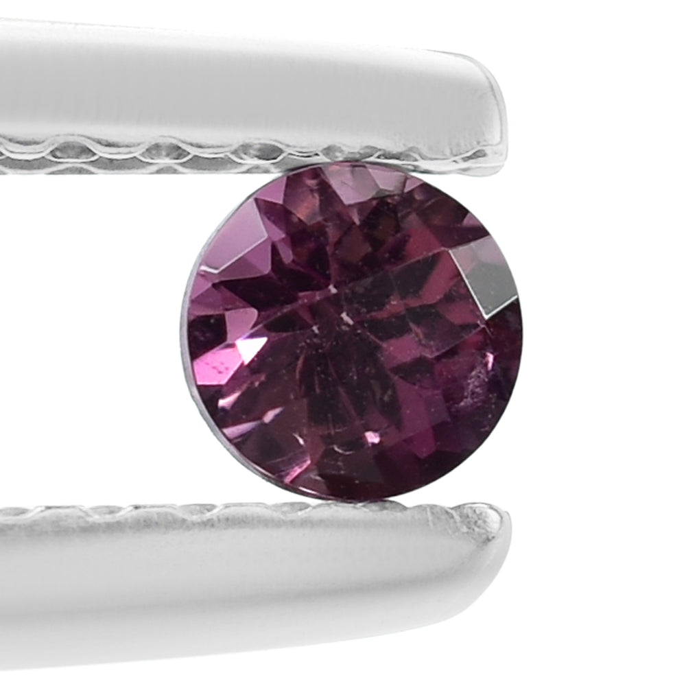 PINK TOURMALINE CHECKER ROUND 3MM 0.13 Cts.