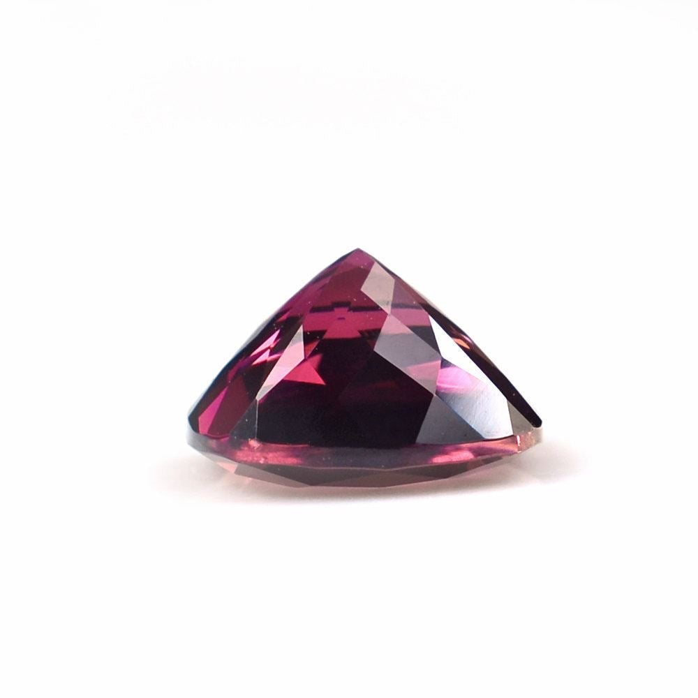 PINK TOURMALINE CUT CUSHION (VERY DARK) 8MM 2.29 Cts.
