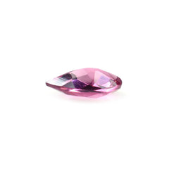 PINK TOURMALINE CHECKER CUT PEAR (DARK) 6X4MM 0.36 Cts.