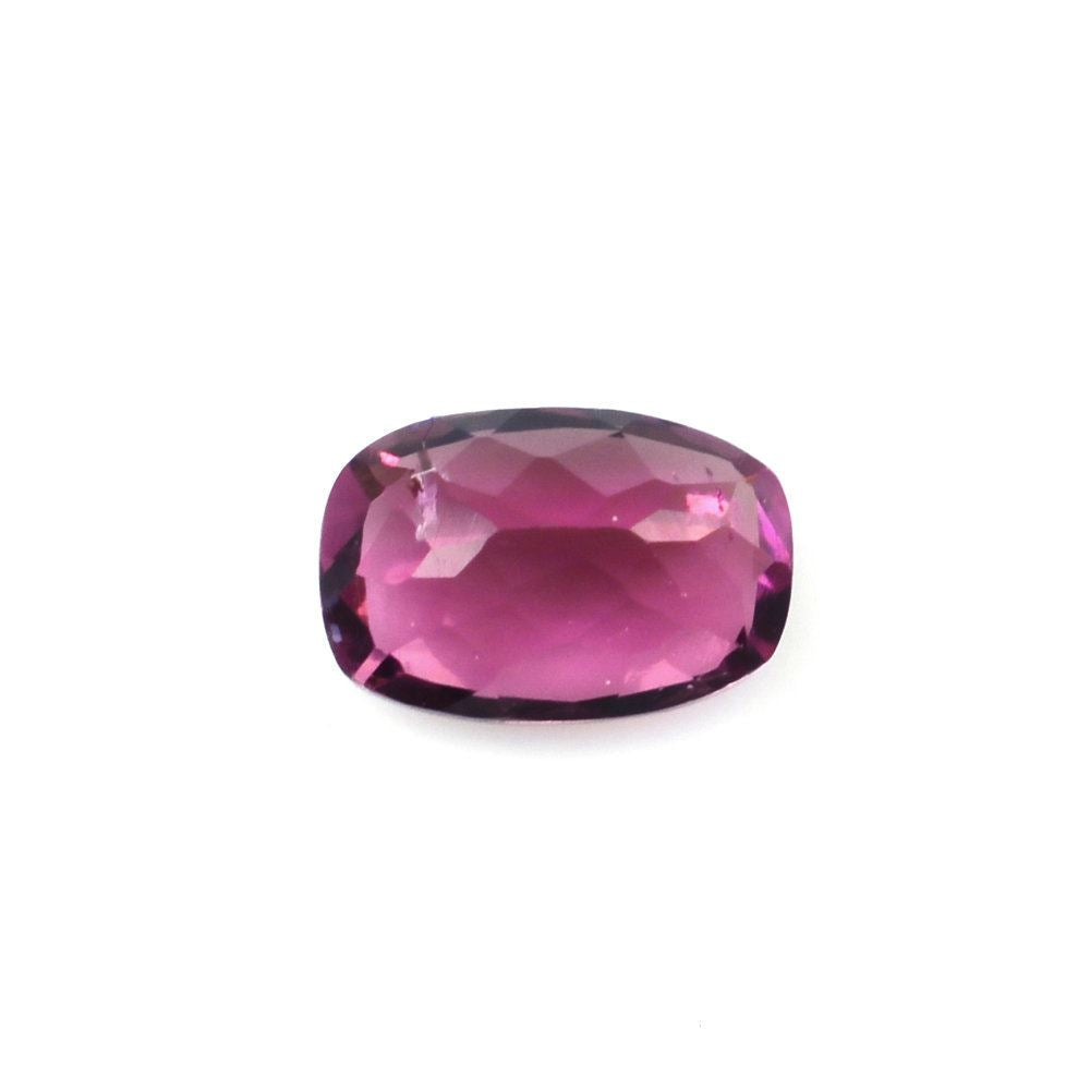 PINK TOURMALINE CUT CUSHION (DARK) 6X4MM 0.57 Cts.