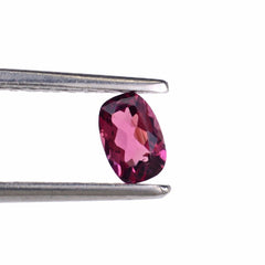 PINK TOURMALINE CUT CUSHION (DARK) 6X4MM 0.57 Cts.