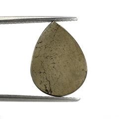 PYRITE PEAR PLATE 16X12MM 7.35 Cts.
