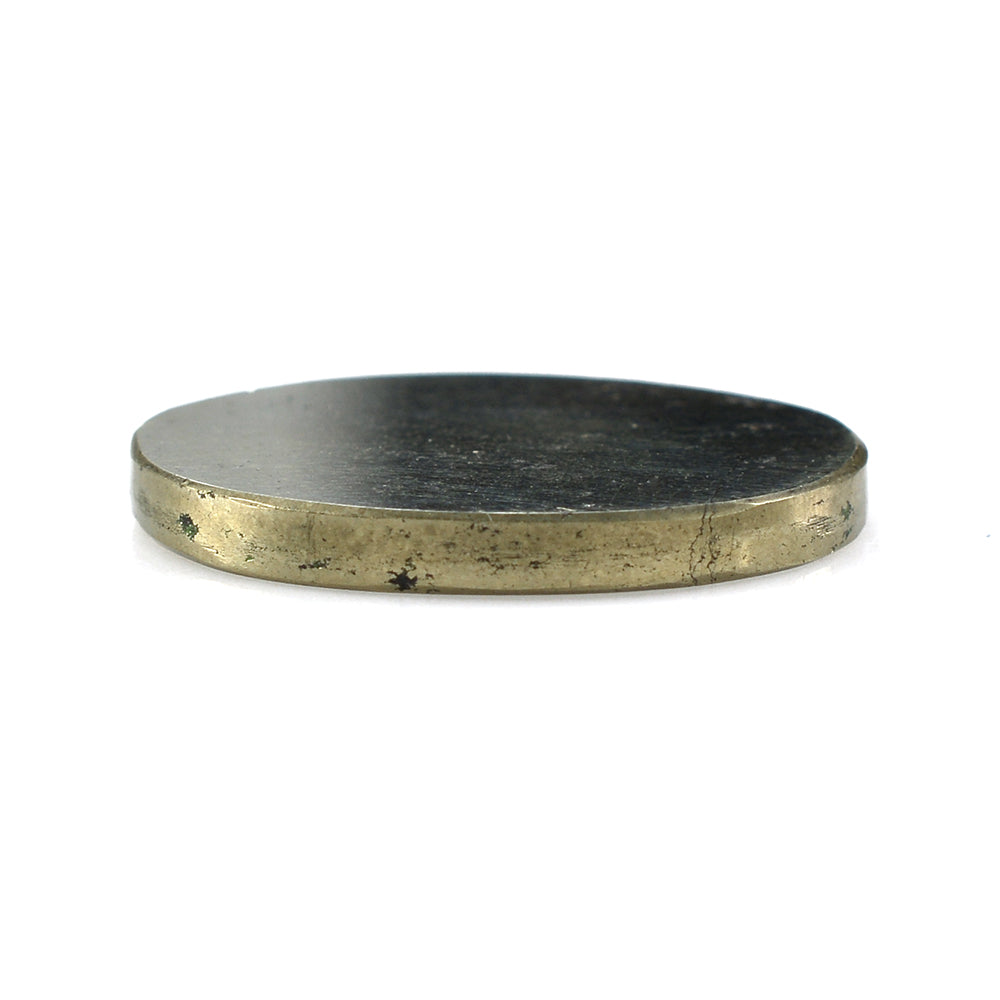 PYRITE OVAL PLATE 20X15MM 12.80 Cts.