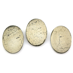 PYRITE OVAL PLATE 16X12MM 7.92 Cts.