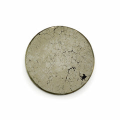 PYRITE ROUND PLATE 16MM 10.41 Cts.