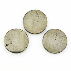 PYRITE ROUND PLATE 16MM 10.41 Cts.