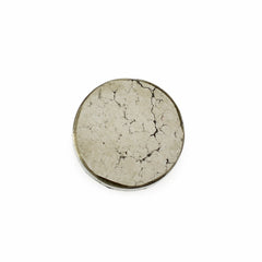 PYRITE ROUND PLATE 9MM 3.28 Cts.
