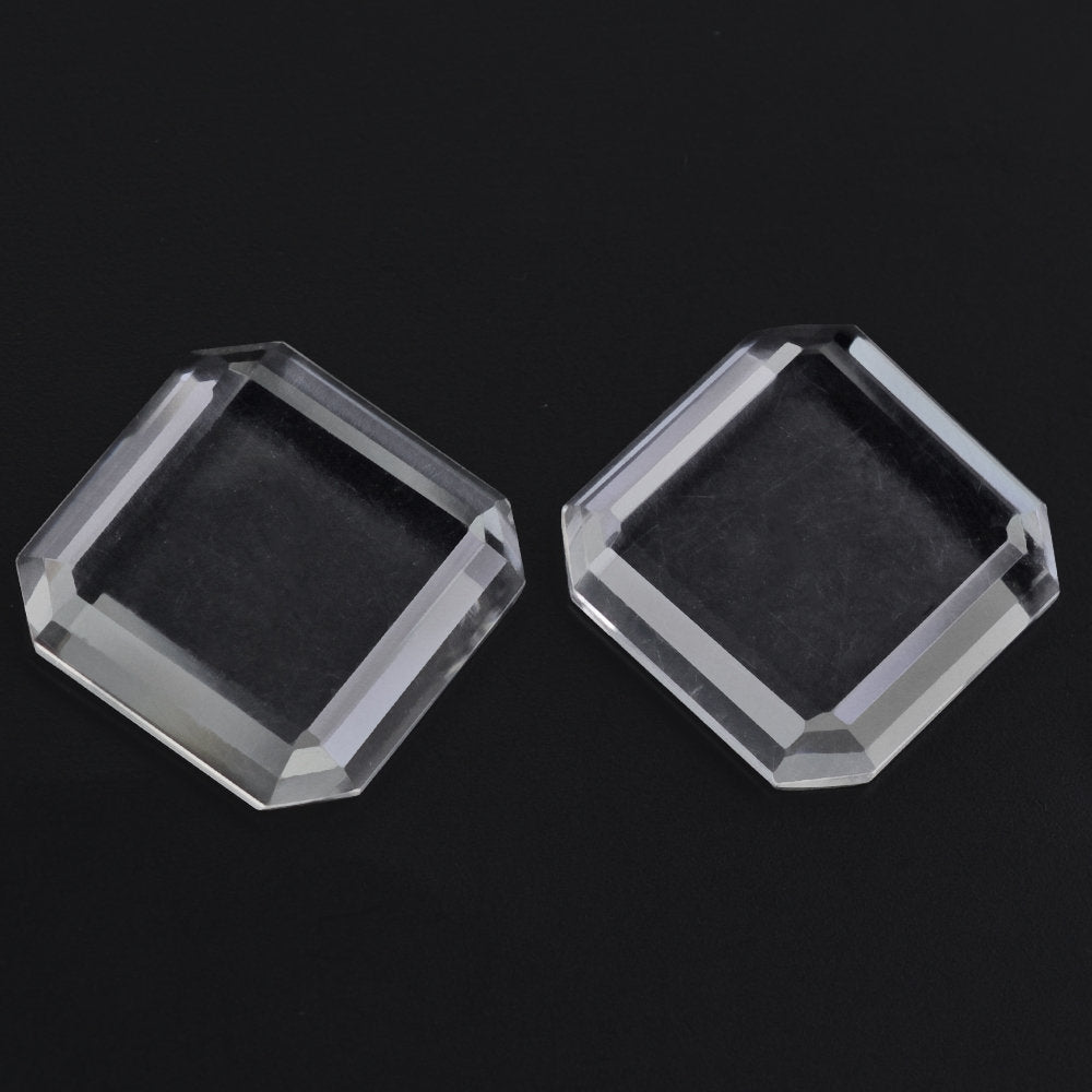 CRYSTAL SQUARE - OCTAGON PLATES 14MM 6.65 Cts.