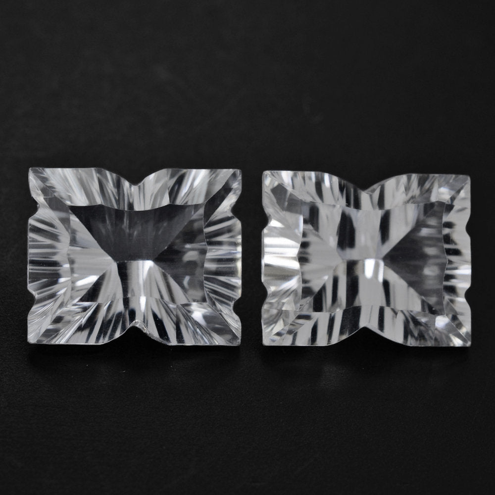 CRYSTAL CONCAVE BOW 12X10MM 5.12 Cts.