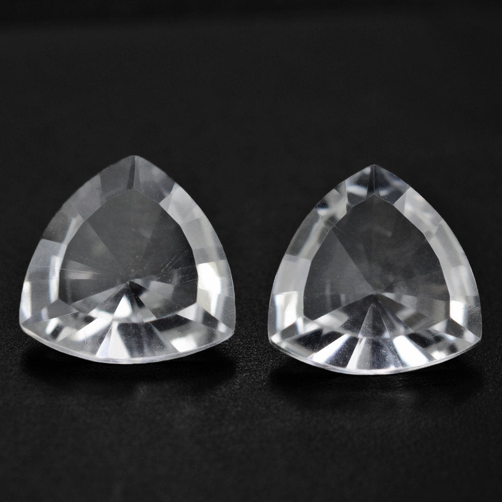 CRYSTAL MIRROR CUT TRILLION 8MM 1.29 Cts.