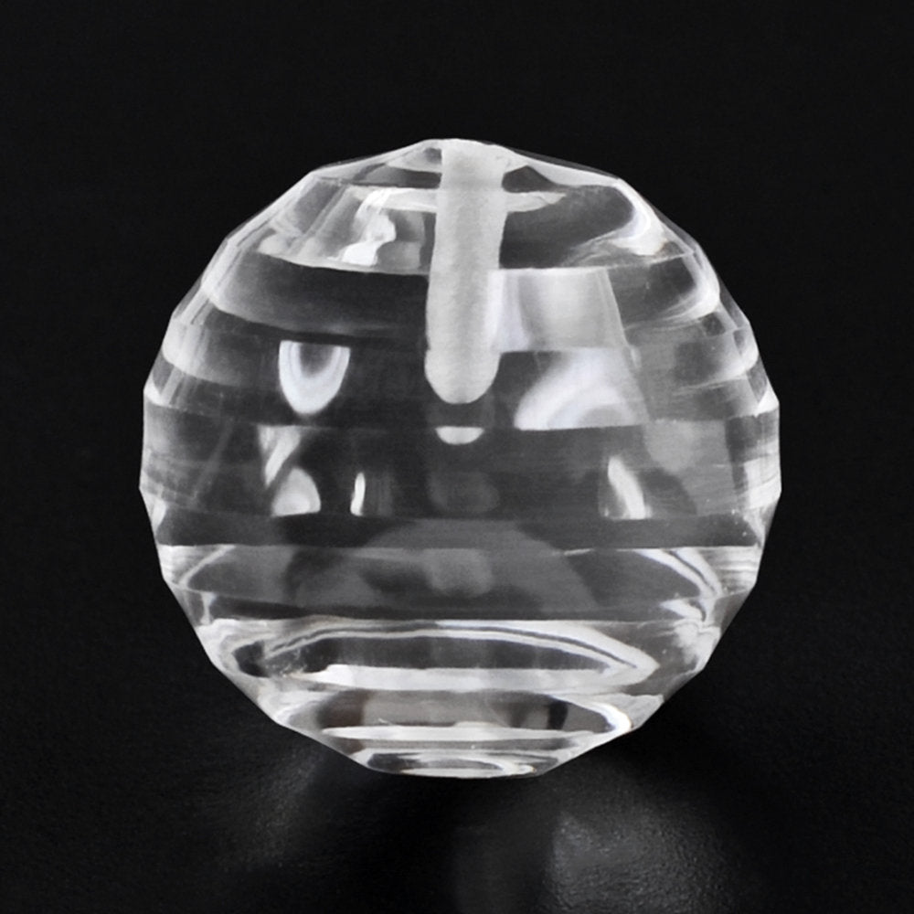 CRYSTAL CONCAVE BALL (HALF DRILL) (DES#136) 10MM 7.30 Cts.